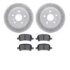 2502-76017 Geoperformance Drilled/Slotted Rotors w/5000 Advanced Brake Pads Kit, 2000-2004 Lexus/Toyota/Scion, Position: Rear - image 1