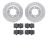 2502-76148 Geoperformance Drilled/Slotted Rotors w/5000 Advanced Brake Pads Kit, Fits Select Lexus/Toyota/Scion, Position: Front - image 1