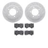 2502-76162 Geoperformance Drilled/Slotted Rotors w/5000 Advanced Brake Pads Kit, 2008-2021 Lexus/Toyota/Scion, Position: Front - image 1