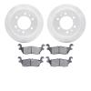 2502-93002 Geoperformance Drilled/Slotted Rotors w/5000 Advanced Brake Pads Kit, 2006-2010 GM, Position: Rear - image 1