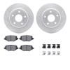 2512-40097 Geoperformance Drilled/Slotted Rotors w/5000 Advanced Brake Pads Kit & Hardware, 2012-2016 Mopar, Position: Rear - image 1