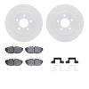 2512-54036 Geoperformance Drilled/Slotted Rotors w/5000 Advanced Brake Pads Kit & Hardware, 2007-2014 Ford/Lincoln/Mercury/Mazda - image 1