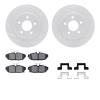 2512-54038 Geoperformance Drilled/Slotted Rotors w/5000 Advanced Brake Pads Kit & Hardware, 2012-2014 Ford/Lincoln/Mercury/Mazda - image 1