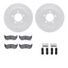 2512-54151 Geoperformance Drilled/Slotted Rotors w/5000 Advanced Brake Pads Kit & Hardware, 2006-2010 Ford/Lincoln/Mercury/Mazda - image 1