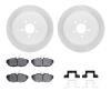 2512-54152 Geoperformance Drilled/Slotted Rotors w/5000 Advanced Brake Pads Kit & Hardware, 2013-2014 Ford/Lincoln/Mercury/Mazda - image 1