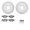 2512-54179 Geoperformance Drilled/Slotted Rotors w/5000 Advanced Brake Pads Kit & Hardware, 2013-2018 Ford/Lincoln/Mercury/Mazda - image 1
