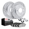 2512-54584 Geoperformance Drilled/Slotted Rotors w/5000 Advanced Brake Pads Kit & Hardware, 2009-2009 Ford/Lincoln/Mercury/Mazda - image 2