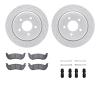 2512-56005 Geoperformance Drilled/Slotted Rotors w/5000 Advanced Brake Pads Kit & Hardware, 2003-2011 Ford/Lincoln/Mercury/Mazda - image 1