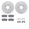 2512-67011 Geoperformance Drilled/Slotted Rotors w/5000 Advanced Brake Pads Kit & Hardware, 2000-2004 Infiniti/Nissan, Position: - image 1