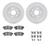 2512-75015 Geoperformance Drilled/Slotted Rotors w/5000 Advanced Brake Pads Kit & Hardware, 2014-2015 Lexus/Toyota/Scion, Positi - image 1