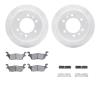 2512-93002 Geoperformance Drilled/Slotted Rotors w/5000 Advanced Brake Pads Kit & Hardware, 2006-2010 GM, Position: Rear - image 1
