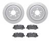 2602-11042 Geoperformance Drilled/Slotted Rotors w/5000 Euro Ceramic Brake Pads Kit, 2006-2012 Land Rover, Position: Rear - image 1