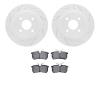 2602-54027 Geoperformance Drilled/Slotted Rotors w/5000 Euro Ceramic Brake Pads Kit, 2002-2004 Ford/Lincoln/Mercury/Mazda, Posit - image 1