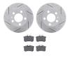 2602-74030 Geoperformance Drilled/Slotted Rotors w/5000 Euro Ceramic Brake Pads Kit, 1998-2020 Multiple Makes/Models, Position:  - image 1