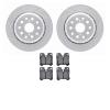 2602-75006 Geoperformance Drilled/Slotted Rotors w/5000 Euro Ceramic Brake Pads Kit, 2007-2017 Lexus/Toyota/Scion, Position: Rea - image 1