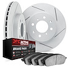 2702-32014 Geoperformance Slotted Brake Rotors with Active Performance Pads Kits, 2007-2015 Mini, Position: Front - image 1