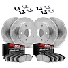 2714-31027 Geoperformance Slotted Brake Rotors with Active Performance Pads Kits & Hardware, 1995-2002 BMW, Position: Front and  - image 1