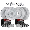 2714-72009 Geoperformance Drilled/Slotted Brake Rotors with Active Performance Pads Kit & Hardware, 2000-2005 Multiple Makes/Mod - image 1