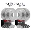 2714-75003 Geoperformance Slotted Brake Rotors with Active Performance Pads Kits & Hardware, 2006-2013 Lexus/Toyota/Scion, Posit - image 1