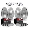 2714-75010 Geoperformance Drilled Brake Rotors with Active Performance Pads Kit & Hardware, 2011-2013 Lexus/Toyota/Scion, Positi - image 1