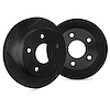 3002-31007 Slotted Brake Rotors [Black], Fits Select Multiple Makes/Models, Position: Front - image 1
