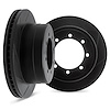 3002-48041 Slotted Brake Rotors [Black], 1993-2005 Multiple Makes/Models, Position: Front - image 1
