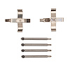 340-02002 Disc Brake Hardware Kit, 1984-1989 Porsche, Position: Rear - image 1