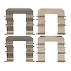 340-03001SS Front Stainless Steel Hardware Kit 2006-2012 Dodge, Hyundai, Kia Attitude (Mexico), Accent, Rio, Rio5 - image 1