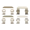 340-03033 Disc Brake Hardware Kit, 2001-2009 Kia/Hyundai/Genesis, Position: Front - image 1