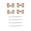 340-11009 Disc Brake Hardware Kit, 1974-1989 Land Rover, Position: Front - image 1