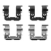 340-13001 Disc Brake Hardware Kit, Fits Select Multiple Makes/Models, Position: Rear - image 1
