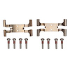 340-26005 Disc Brake Hardware Kit, Fits Select Tesla, Position: Front - image 1