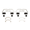 340-27022 Front PREMIUM Hardware Kit 2025-2026 Volvo S60, Ec40, Xc60, S90, Ex40, V90 Cross Country, Xc90, V60 Cross Country