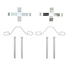 340-28004 Disc Brake Hardware Kit, 1980-1989 Peugeot, Position: Front