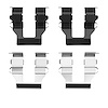 340-39003 Disc Brake Hardware Kit, 1992-2012 Multiple Makes/Models, Position: Rear - image 1