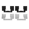 340-39010 Disc Brake Hardware Kit, 2001-2010 Mopar, Position: Front - image 1