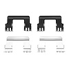 340-39014 Disc Brake Hardware Kit, Fits Select Mopar, Position: Rear - image 1