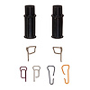 340-40012 Disc Brake Hardware Kit, 1983-1990 Mopar, Position: Front - image 1