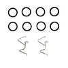 340-45002 Disc Brake Hardware Kit, 1980-1989 GM, Position: Front - image 1