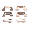 340-46014 Disc Brake Hardware Kit, 2000-2006 GM, Position: Rear - image 1