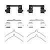 340-46018 Disc Brake Hardware Kit, 2017-2020 GM, Position: Front - image 1
