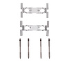 340-46021 Disc Brake Hardware Kit, Fits Select GM, Position: Front