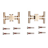 340-46023 Disc Brake Hardware Kit, Fits Select GM, Position: Front - image 1