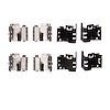 340-47075 Disc Brake Hardware Kit, Fits Select Multiple Makes/Models, Position: Rear,Rr - image 1