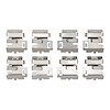 340-47075SS Rear Stainless Steel Hardware Kit Fits Select Acura, Brightdrop, Cadillac, Chevrolet, GMC, Honda, Rivian
