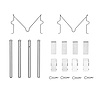 340-54001 Disc Brake Hardware Kit, 1990-2003 Multiple Makes/Models, Position: Front - image 1