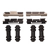 340-54046 Disc Brake Hardware Kit, 1999-2010 Ford/Lincoln/Mercury/Mazda, Position: Front,Fr & Rr,Fr,Rear,Rr