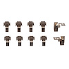 340-54057 Disc Brake Hardware Kit, Fits Select Multiple Makes/Models, Position: Front,Rear - image 1