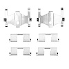340-58000 Disc Brake Hardware Kit, 1986-1988 Acura/Honda, Position: Rear - image 1