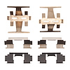 340-59009 Disc Brake Hardware Kit, 1986-1993 Acura/Honda, Position: Front - image 1